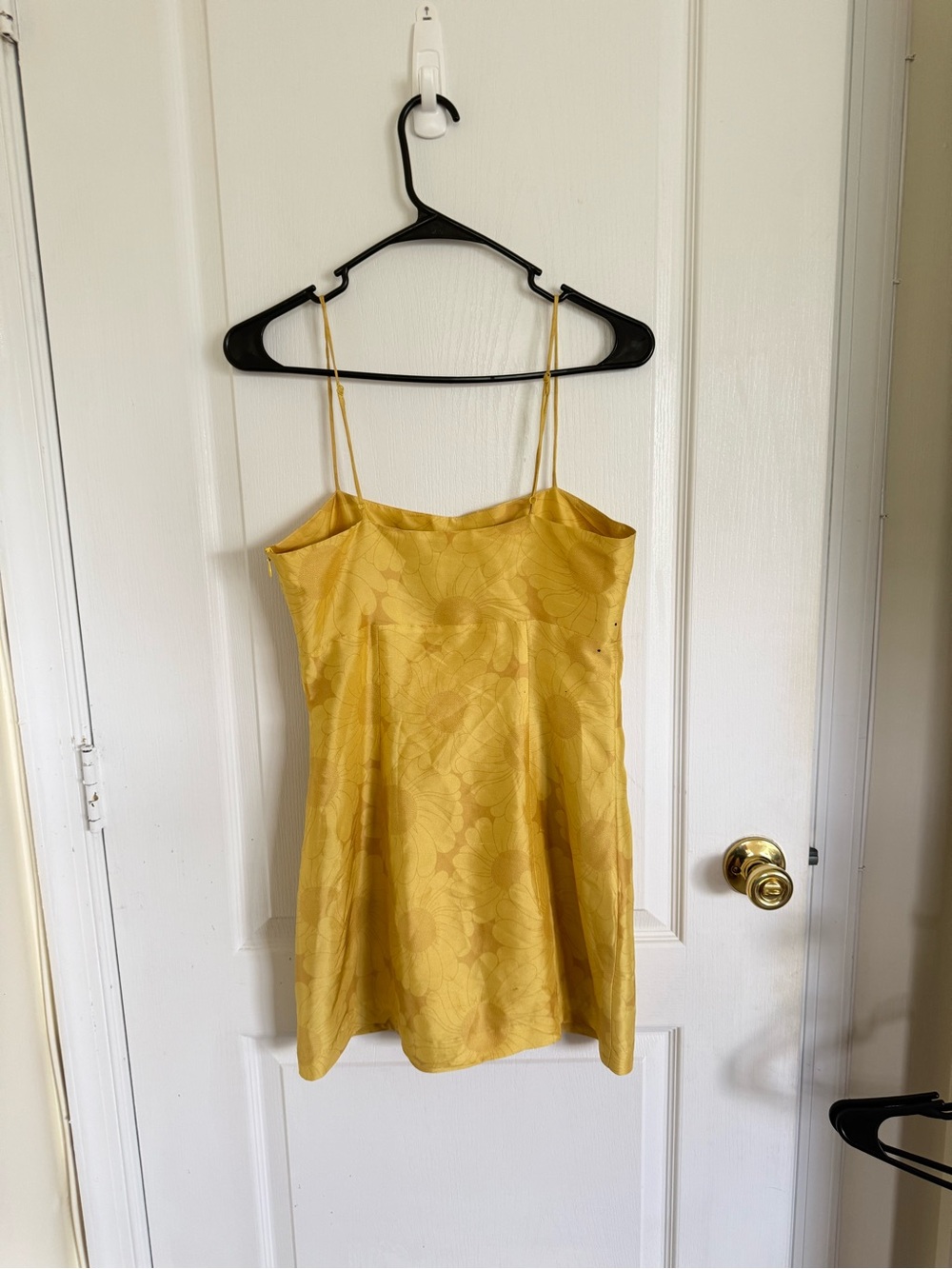 Realisation Par Christy Silk Mini Dress in Sunflower - Picture 5 of 7